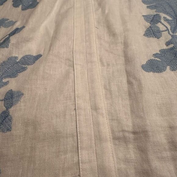 NWT - AUGUST blue and white lemon dress with sash. Size M/L - Picture 4 of 17